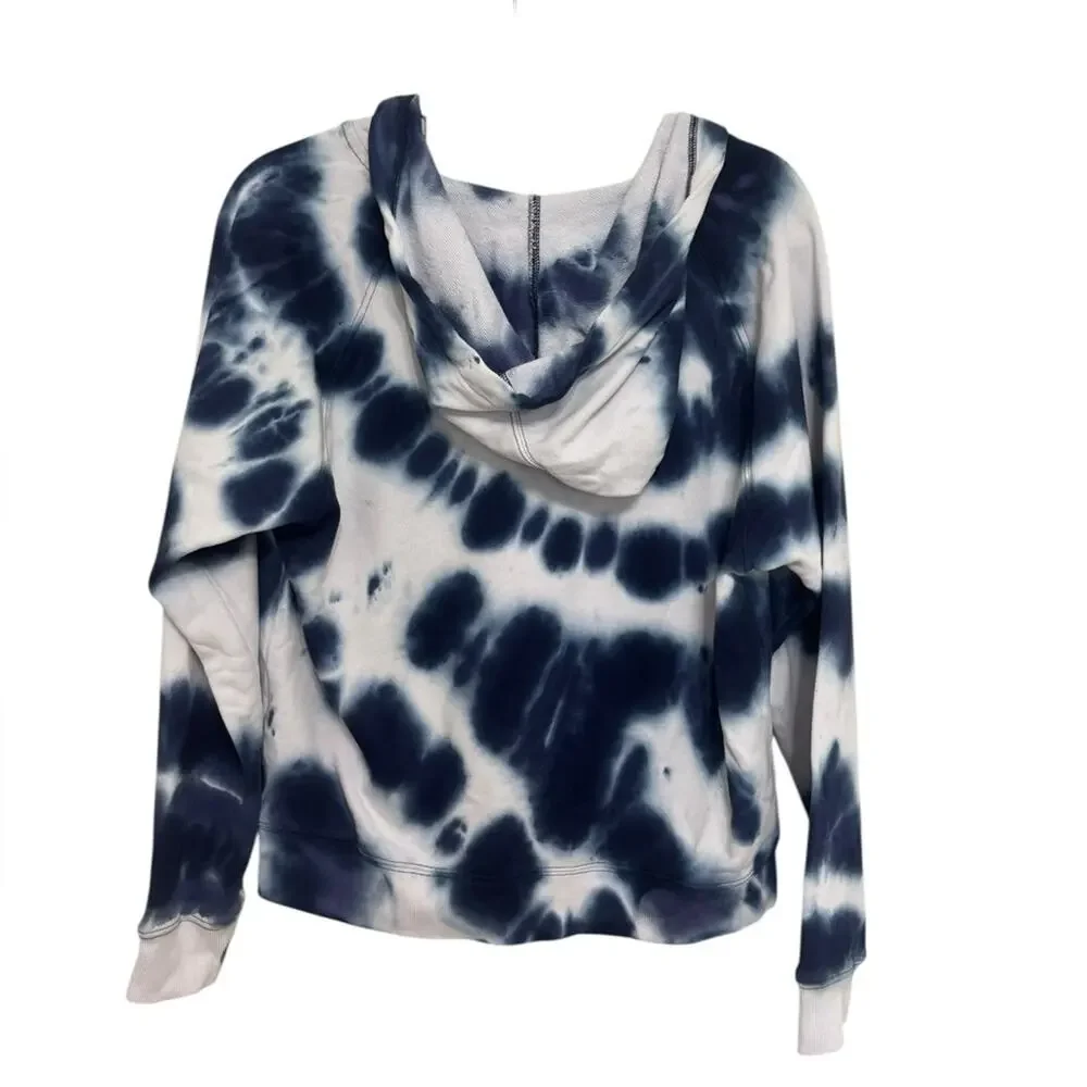 NEW J. Crew Tie-Dyed Hoodie in Original Cotton Terry - Size L